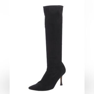Manolo Blahnik Size 6 suede sock boots